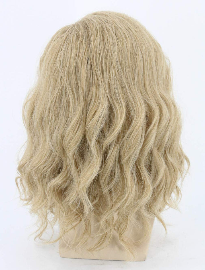 Topcosplay Cosplay Perücke für Herren Lang Gelockt Aschblond Perücke für Cosplay Halloween Kostüm Th
