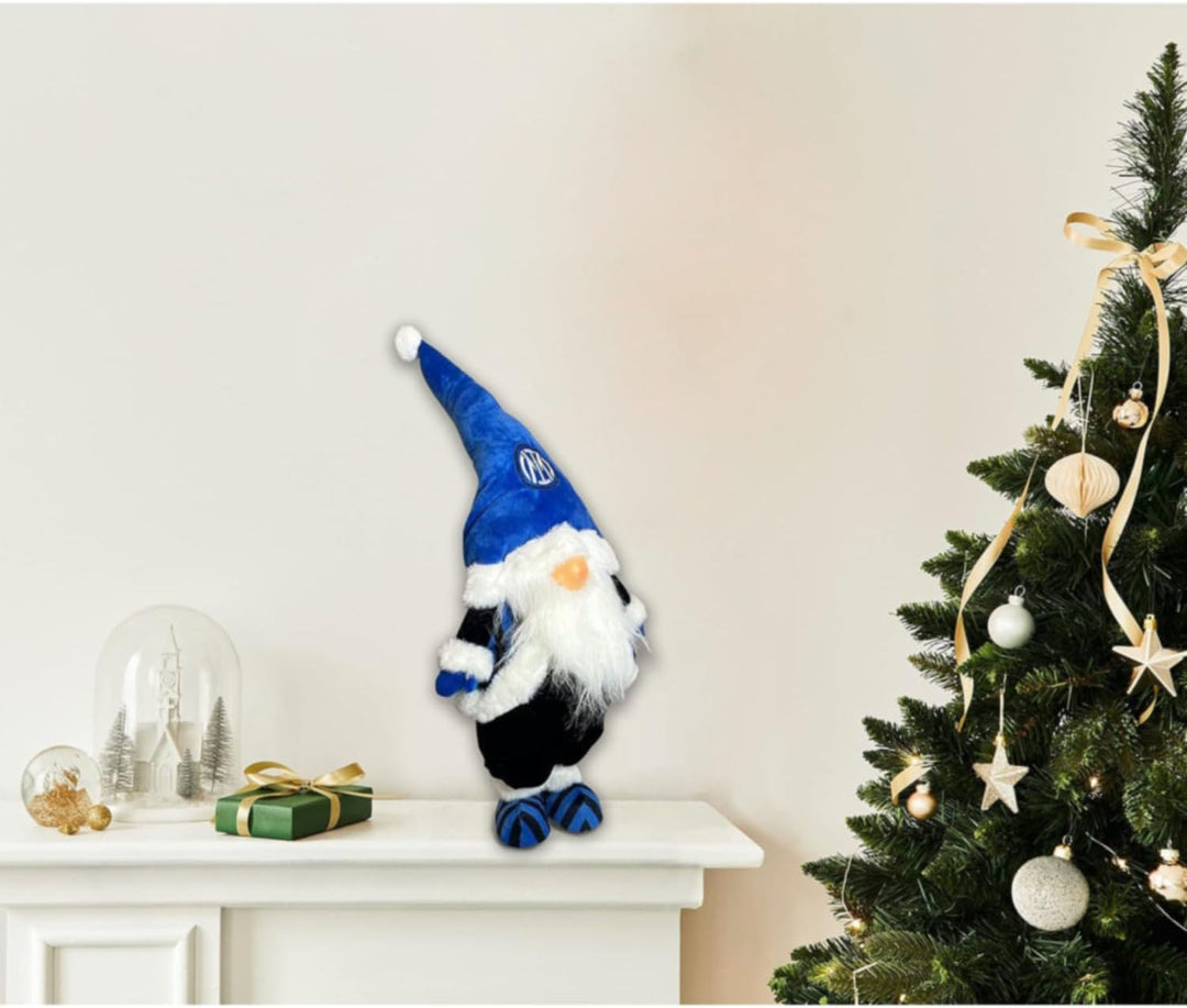 Inter | Weihnachts-Zwerg Möbel | 57 cm | Schwarz/Hellblau| Offizielles Produkt