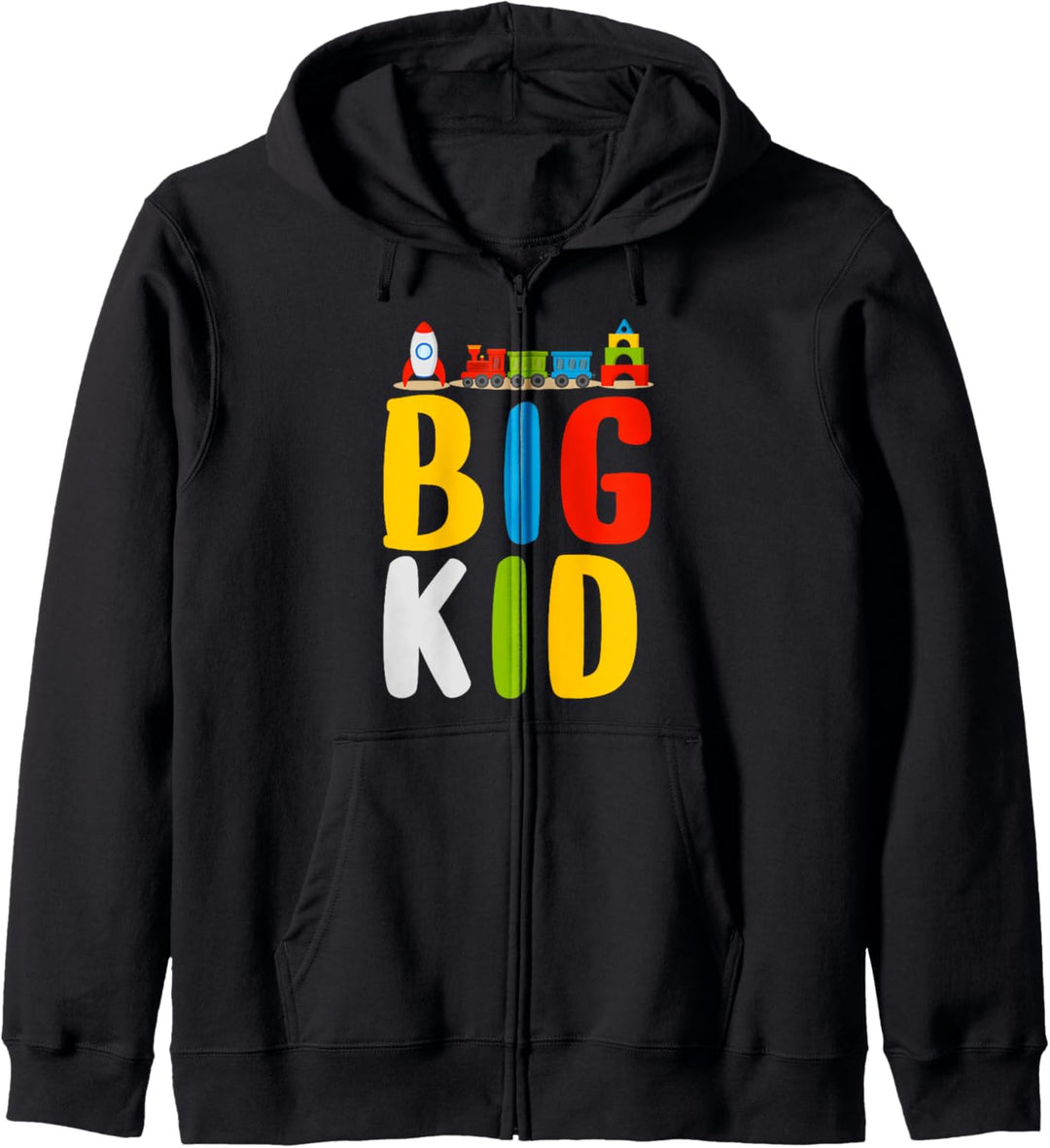 Big Kid Cute Color Train Building Blocks Diapers Nappy Boy Kapuzenjacke
