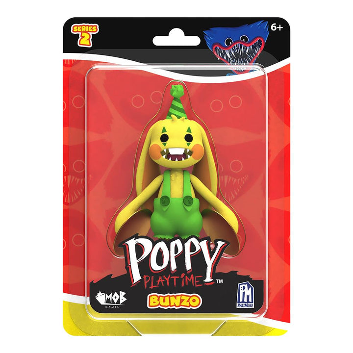 Poppy Playtime - Bunzo Bunny Actionfigur (12,7 cm grosse, bewegliche Figur, Serie 2), Bunzo Bunny