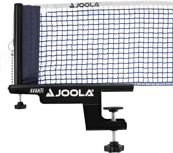 JOOLA 31009 Unisex – Erwachsene TT-Netzgarnitur Avanti Tischtennisnetz, schwarz, 152cm Bundle mit Ti