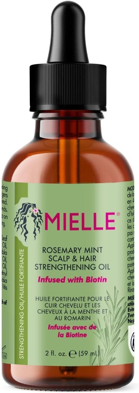 Mielle Organics Mielle Rosemary Mint Kopfhaut- und Haarstärkungsöl für gesundes Haarwachstum, 2 oz 5
