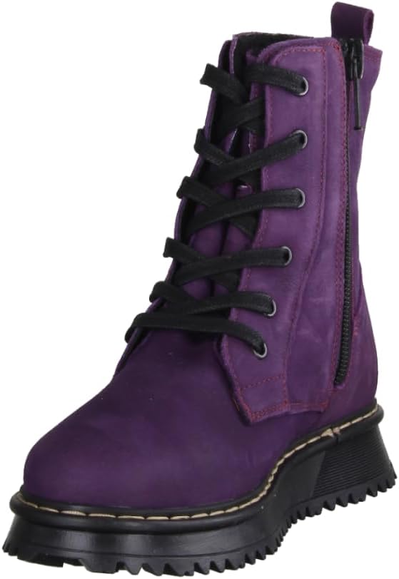 Däumling Mädchen Rudi Stiefelette 36 EU Country Aubergine, 36 EU Country Aubergine
