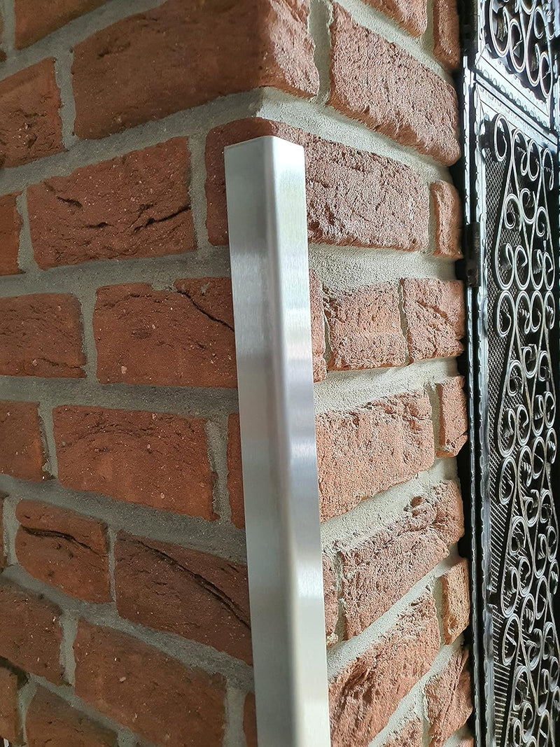 Edelstahl Winkelprofil V4A Länge 1000 mm Schenkel 100 x 100 mm Edelstahl Kantenschutz Wst.14571 Edel