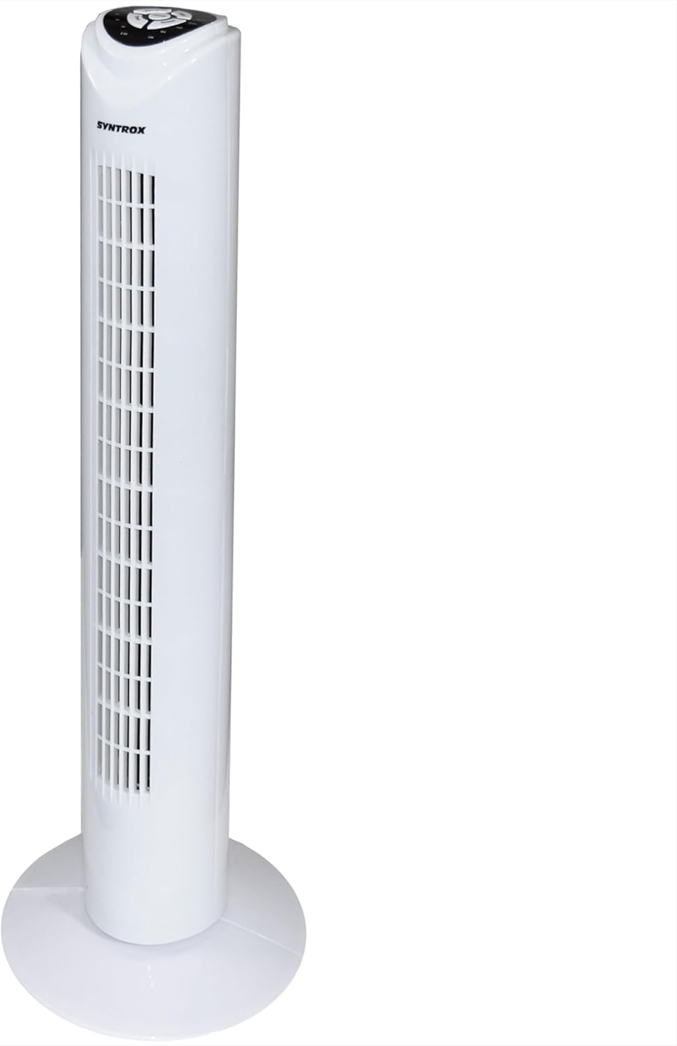 Syntrox Germany Turmventilator oszillierend Drilef | Turm Tower Fan | Standventilator, LED-Tasten, 3