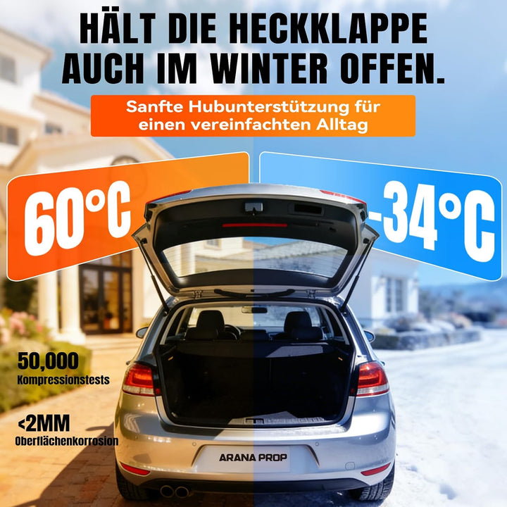 Heckklappendämpfer kompatibel mit Peugeot 3008 MVP (2009-2016)| 2x Kofferraum Dämpfer Heckklappe rep