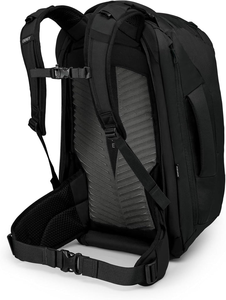 Osprey Herren Farpoint Herren Reiserucksack Rucksack (1er Pack) O/S - Fassungsvermögen 40L Schwarz,