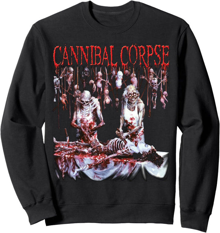 Cannibal Corpse, offizieller Merchandise-Artikel – Butchered At Birth Sweatshirt
