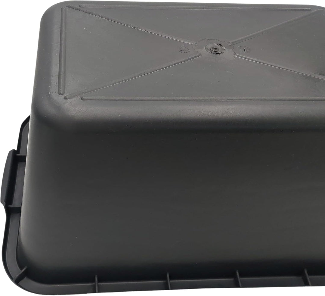 BURI 5 Stück Mörtelwanne 40 Liter Mörtelkasten rechteckig, schwarz - Baueimer Maurerkasten Mörtelküb