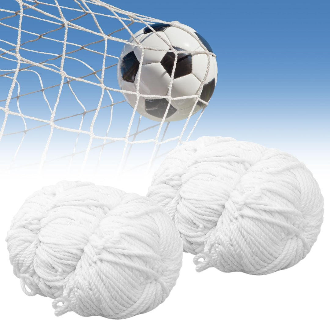 Fussballnetz: 2er Pack Fussballtor Netz, Tornetz 1.8×1.2m, Ersatznetz für Fussballtor, FussballtorEr