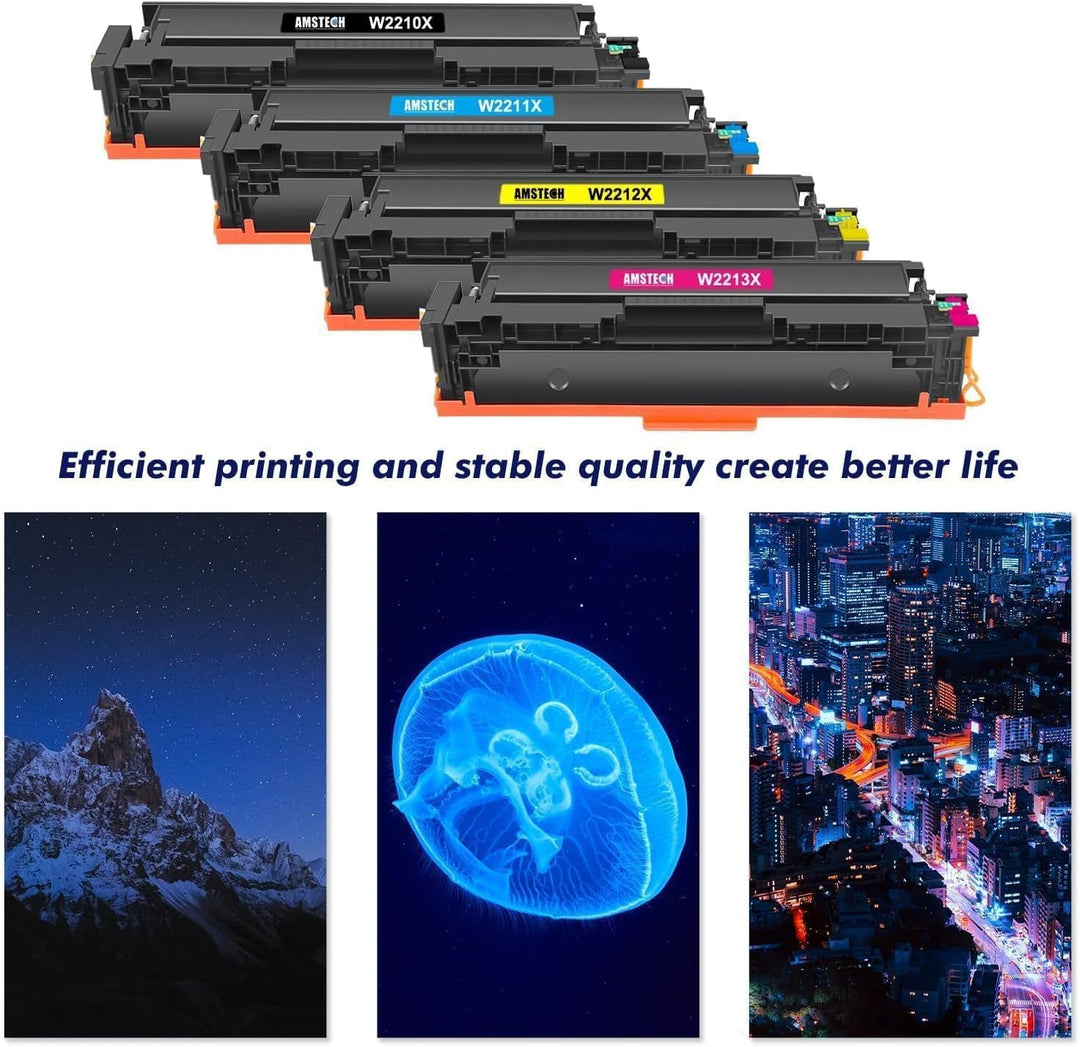 207X 207A MFP M283fdw Toner: Ersatz für HP 207X 207A Multipack Toner für HP Color Laserjet Pro MFP M