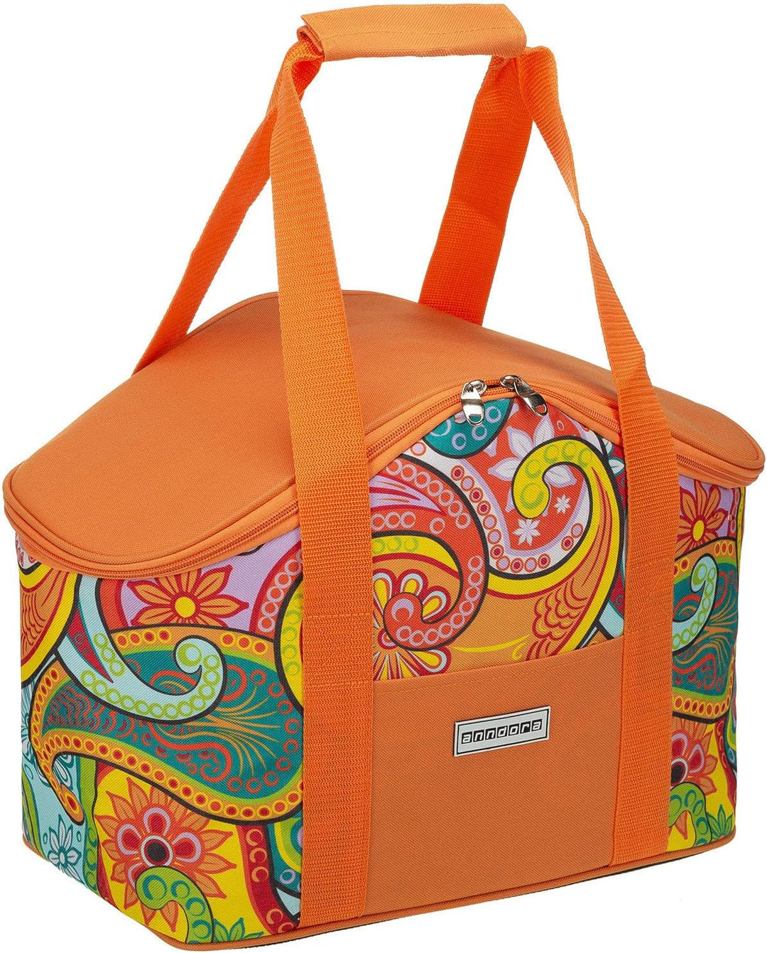 anndora Kühltasche 20 Liter - Farbwahl paisley orange, paisley orange