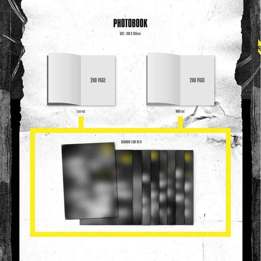 Stray Kids I am Who (Who Version) 2nd Mini-Album CD + Fotobuch + 3 QR Photocards + Lyrics Poster + (