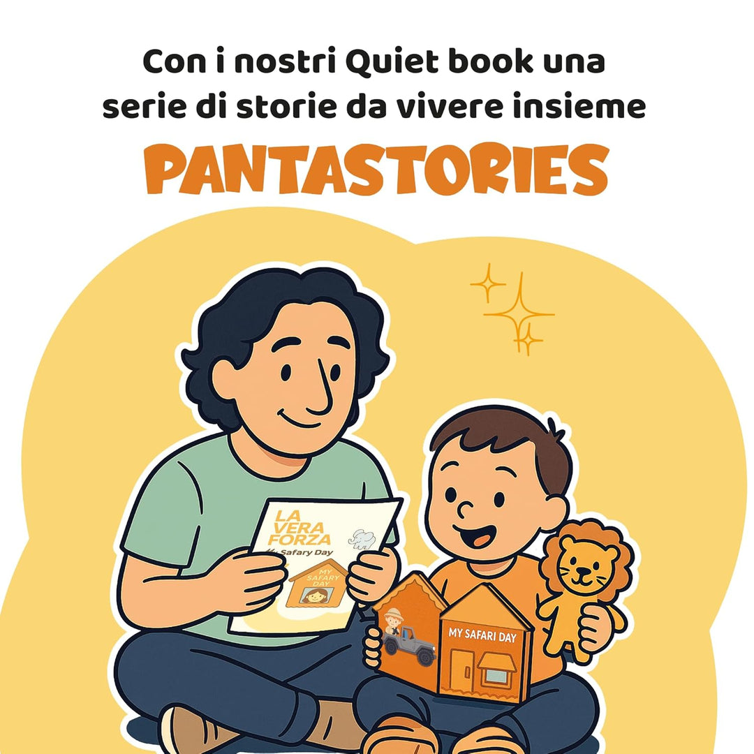 Meqbem® PANTAWORLDS® | Quiet Book | Pädagogisches Sensorisches Stoffbuch | Montessori Spielzeug ab 1