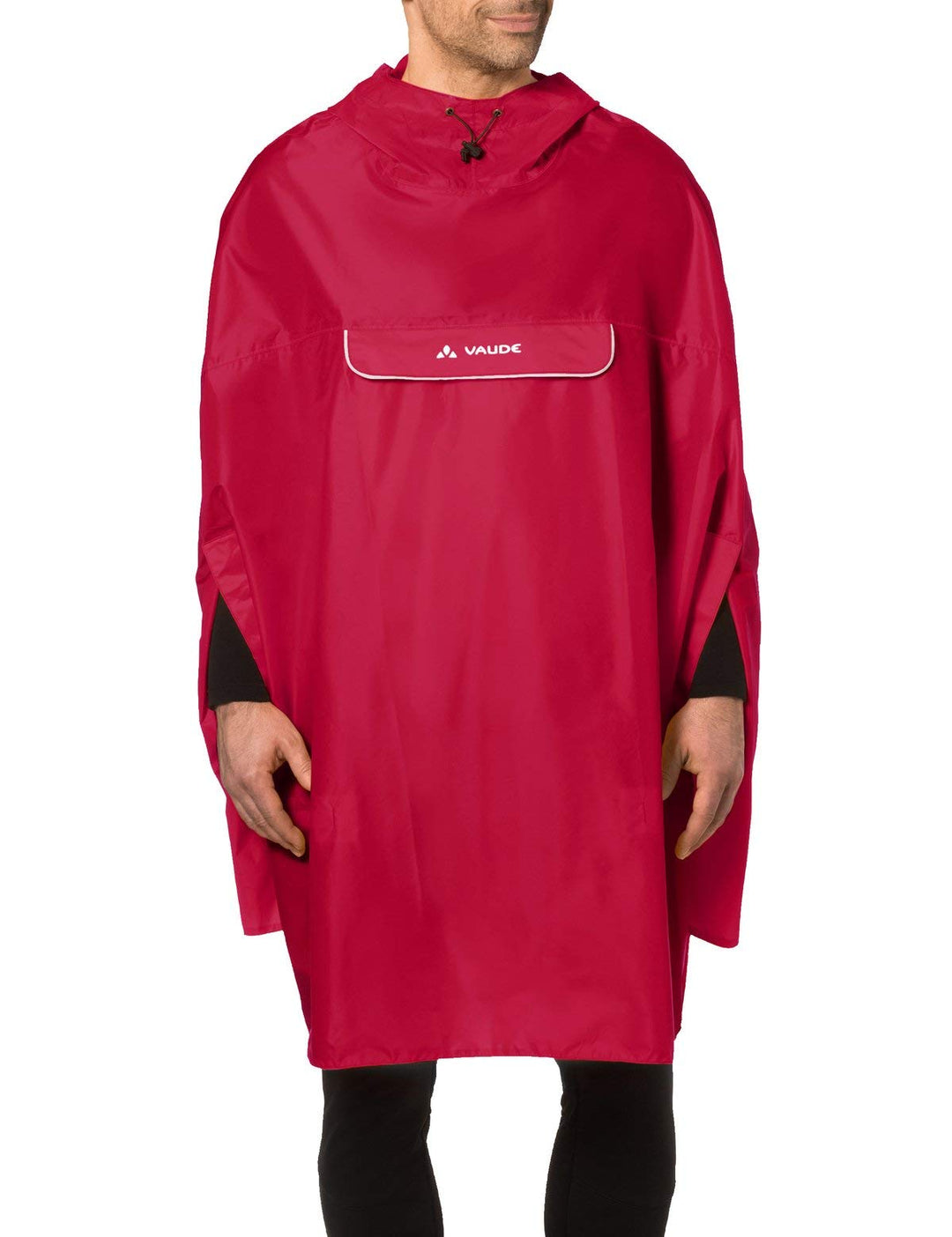 VAUDE Regenponcho Valdipino Poncho - Damen und Herren wasserdicht - Outdoorponcho Regenschutz mit in
