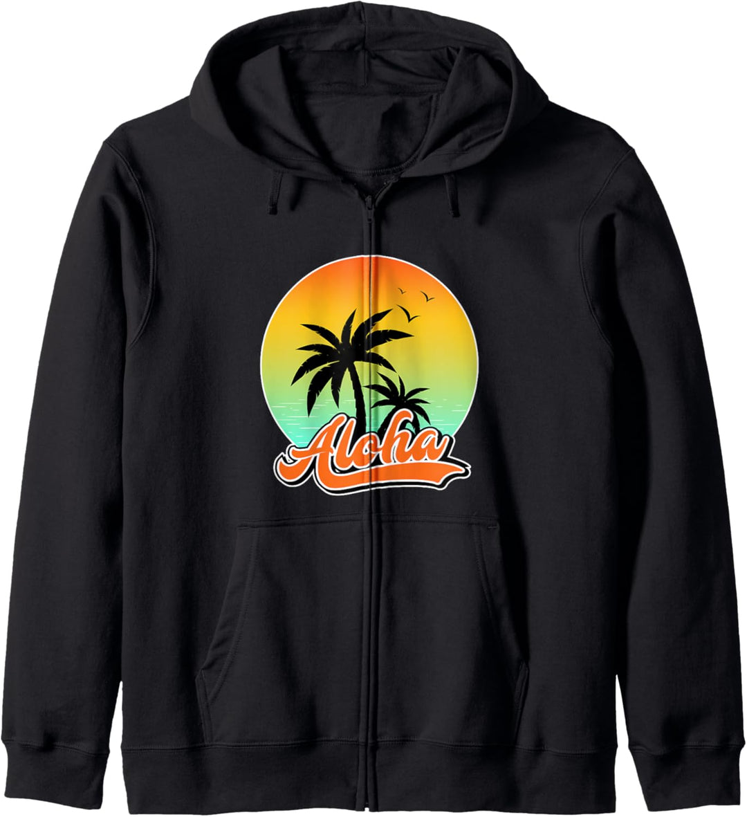 Hawaii Aloha Hibiskus Hawaii Party Kapuzenjacke