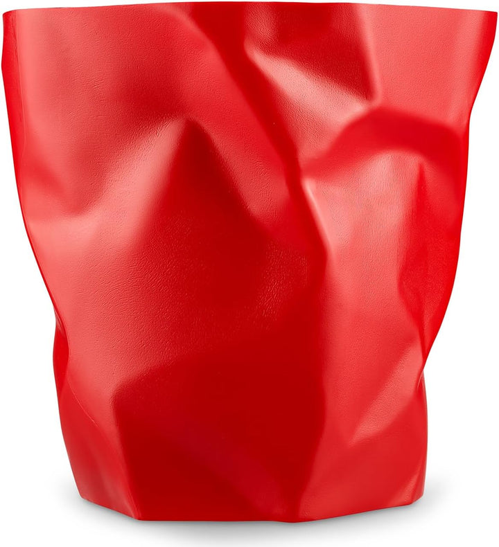 Essey Design Papierkorb Bin Bin, Design Mülleimer für Büro und Bad, 14 Liter, rot, rot