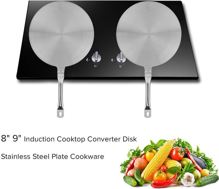 Edelstahl Hitze Diffusor Platten Küchen Gerät mit Hitze Beweis Griff für Gas/Elektro/Induktions Koch
