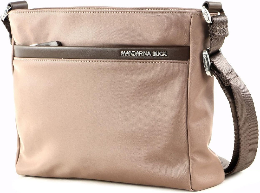 Mandarina Duck Damen Hunter Umhängetasche, 25,5x19x5,5 (L x H x W) Beaver, Beaver