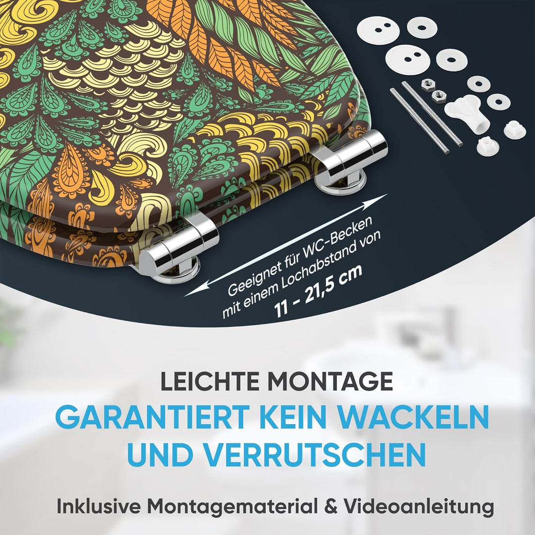 Sanilo WC Sitz mit Absenkautomatik, viele neue Toilettendeckel zur Auswahl, hochwertige Oberfläche,
