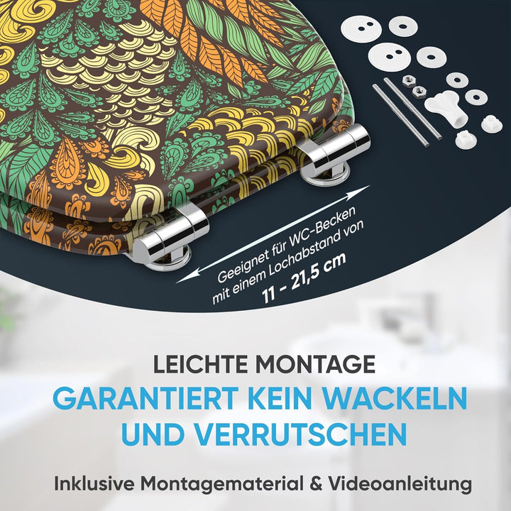 Sanilo WC Sitz mit Absenkautomatik, viele neue Toilettendeckel zur Auswahl, hochwertige Oberfläche,