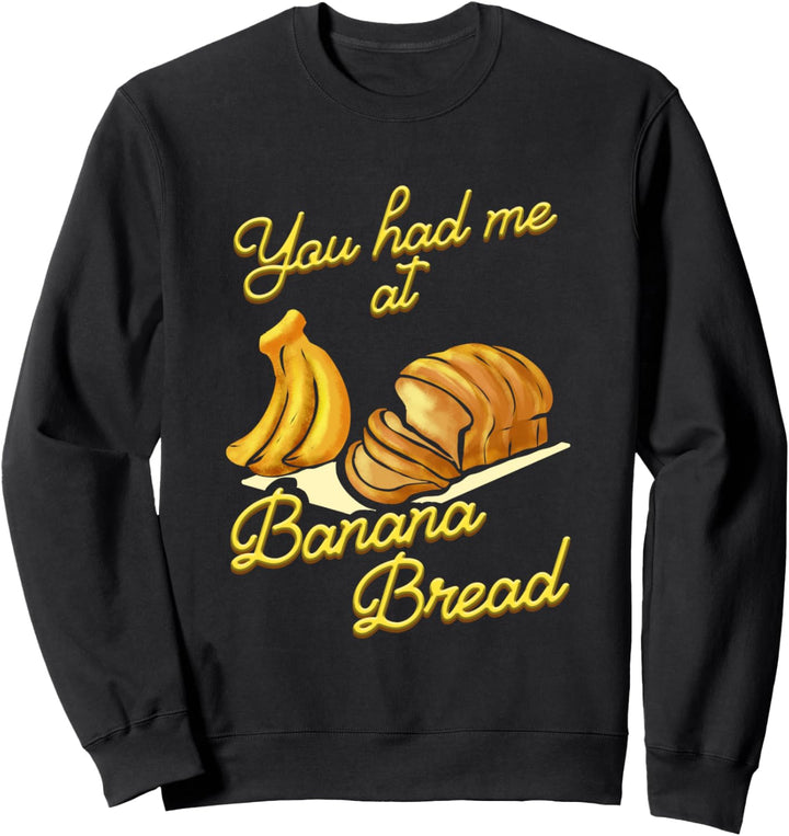 Bananenbrot Bäcker Backen Konditorei Brot Sweatshirt