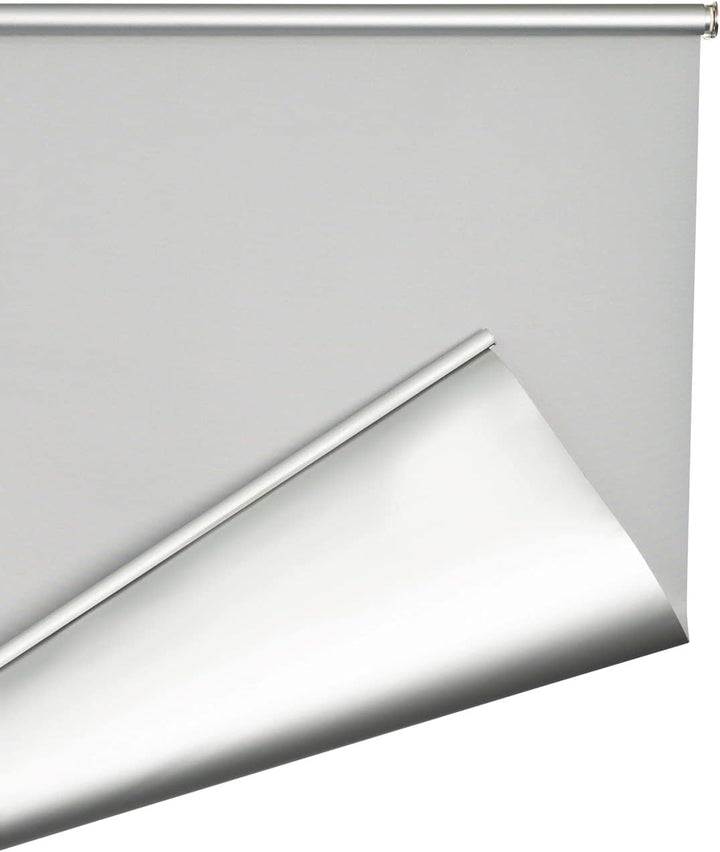 K-home Verdunklungsrollo/Springrollo, Grau, 90 cm x 150 cm (B x L) Grau 90 x 150 cm, Grau 90 x 150 c