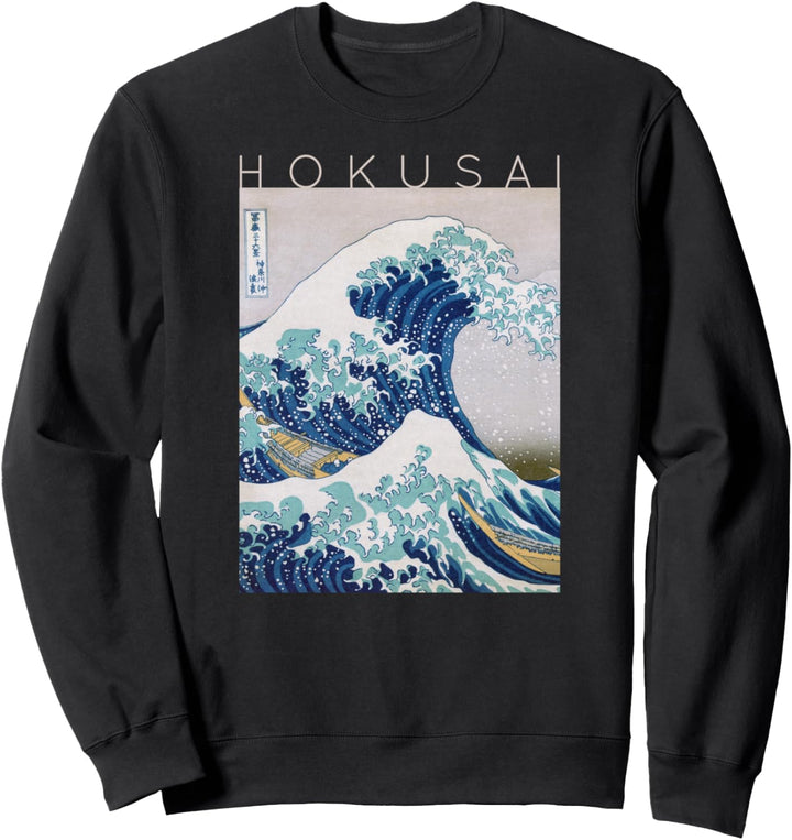 Hokusai Die grosse Welle vor Kanagawa für Künstler Sweatshirt