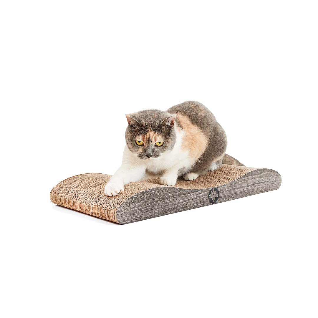 CanadianCat Company | Kratzkarton Comet L | 60 x 29 x 7 cm | Kratzmöbel, Kratzbrett | XL Qualitäts-P