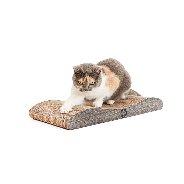 CanadianCat Company | Kratzkarton Comet L | 60 x 29 x 7 cm | Kratzmöbel, Kratzbrett | XL Qualitäts-P
