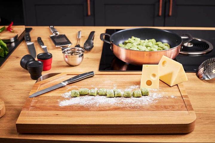 RÖSLE Universalmesser mit Wellenschliff Tradition, Hochwertiges Küchenmesser zum universellen Einsat
