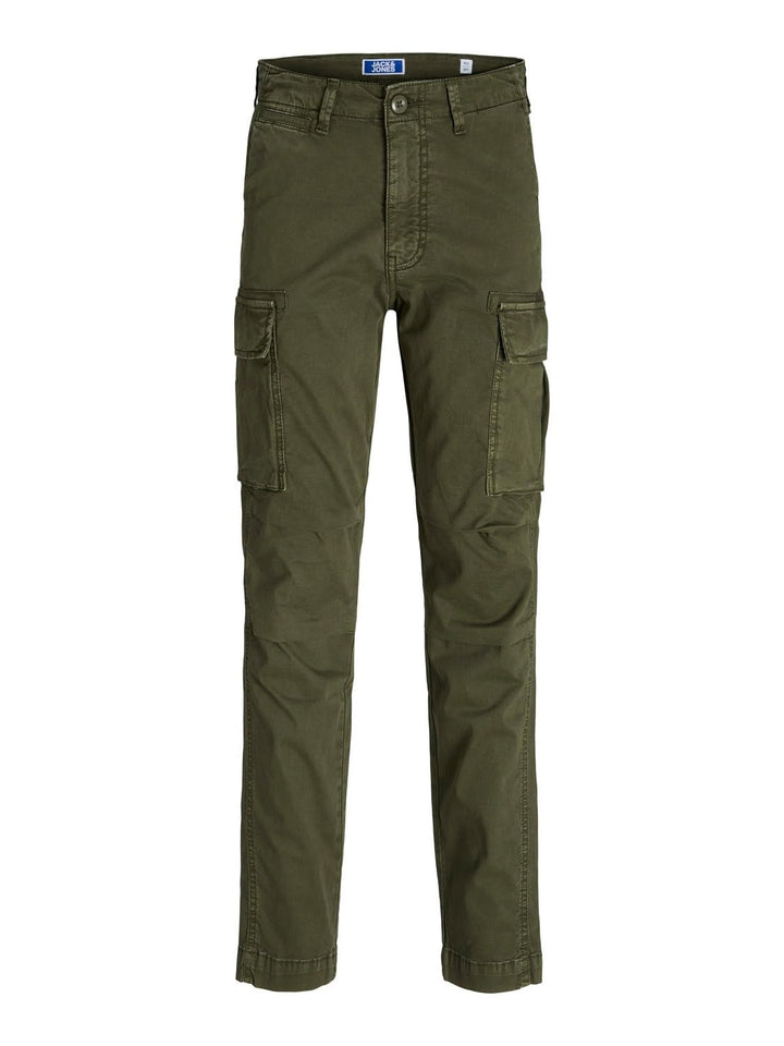 JACK & JONES Boy Chino Hose Chino Hose Junior 134 Olive Night, 134 Olive Night