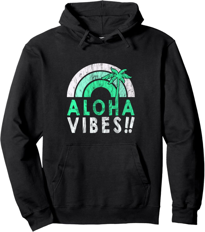 Aloha Vibes Palme Pullover Hoodie