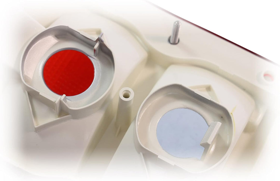 HELLA - Heckleuchte - Caraluna I - Glühlampe - 12V - Einbau/geschraubt - Lichtscheibenfarbe: weiss/r