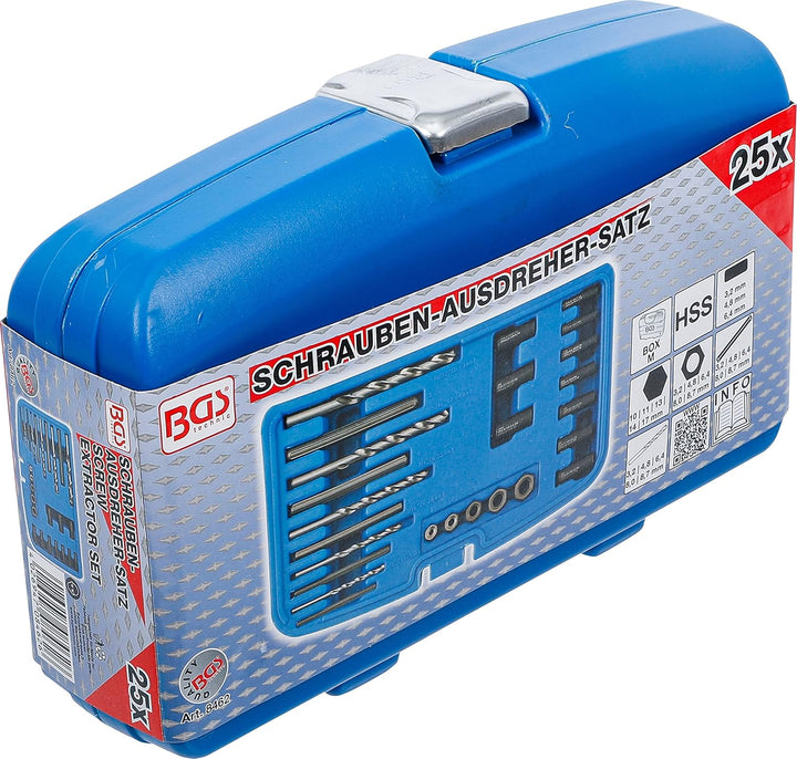 BGS 8462 | HSS Schraubenausdreher-Satz | 25-tlg.