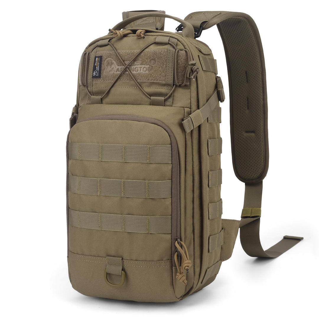 Mardingtop 18L Taktischer Rucksack für Herren mit abnehmbaren Schultergurten Vielseitiger 3-in-1 Ruc