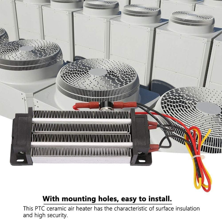 PTC-Heizelement, 200W DC 12V Isoliertes PTC-Keramik-Luftheizgerät, PTC-Heizung, Elektrisch isolierte