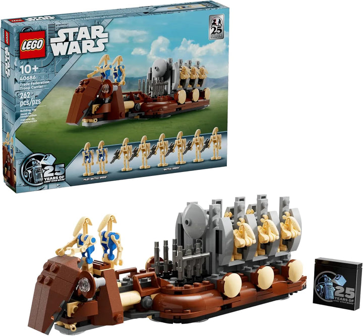 LEGO Star Wars 25th Anniversary GWP 40686: Truppenträger der Handelsföderation, baubares Modell – Fe