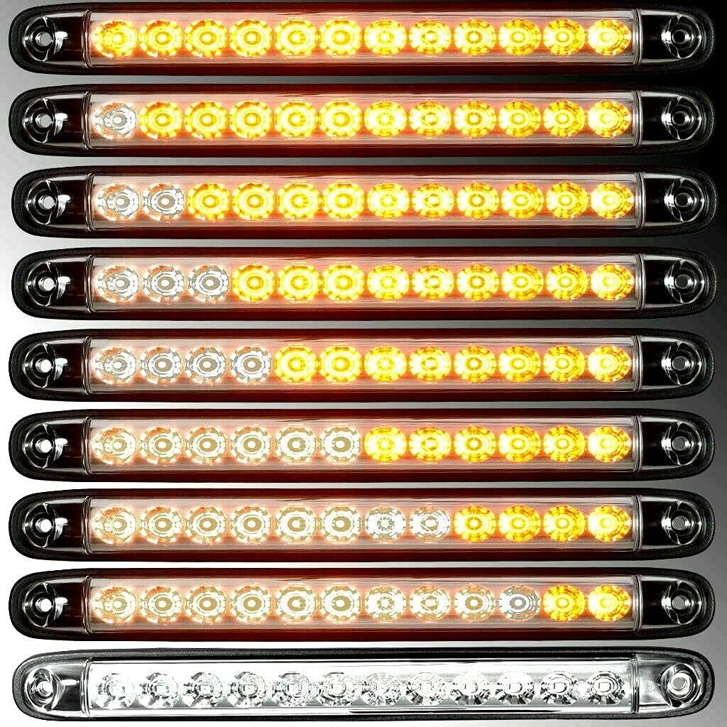 MelTruck® 2x LED Dynamischer Blinker LKW PKW Anhänger Wohnwagen 12V 24V Blinkleuchte SET