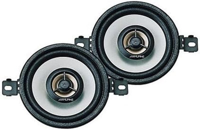 Alpine SXE-0825S 9 cm (3,5 Zoll) 2-Wege Koaxiallautsprecher & JVC CS-J420X 10 cm 2-Wege-Koaxial-Laut