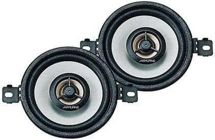 Alpine SXE-0825S 9 cm (3,5 Zoll) 2-Wege Koaxiallautsprecher &amp; JVC CS-J420X 10 cm 2-Wege-Koaxial-Laut