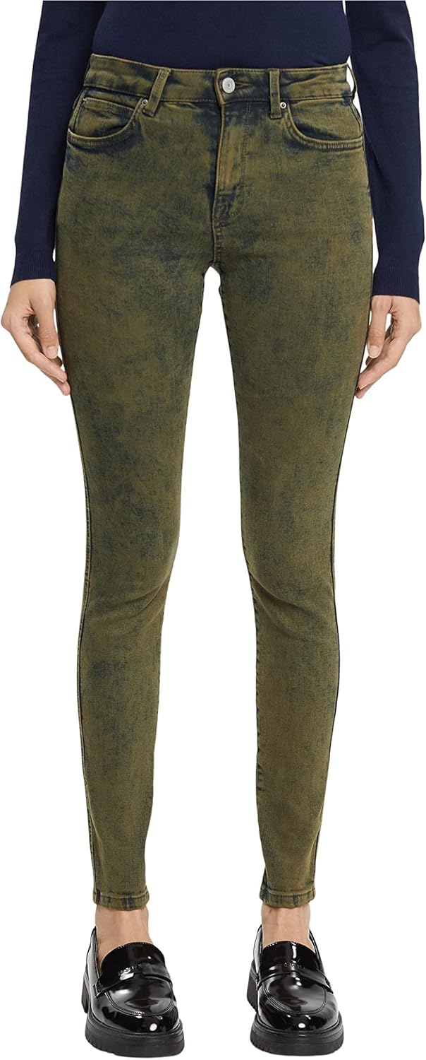 ESPRIT Damen Hose 27W / 32L 355/Dark Khaki, 27W / 32L 355/Dark Khaki