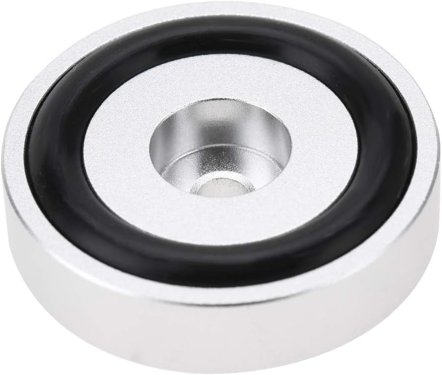 Elprico 4PCS Isolationsfüsse, 40 * 10 mm Verstärkerpad aus Aluminiumlegierung Silber eloxierende San