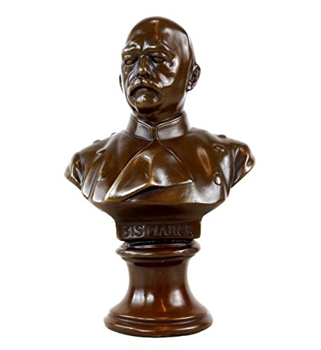 Kunst & Ambiente - Otto von Bismarck Büste - signiert - Militaria - Bronzebüste - Bismarck Statue