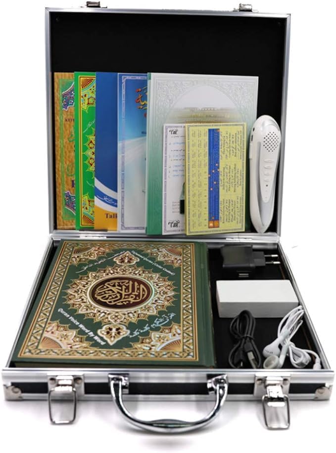 AIPEBANI Koran-Stift, digitaler Stift, sprechender Leser, wiederaufladbarer Koran-Buch-Lesestift mit