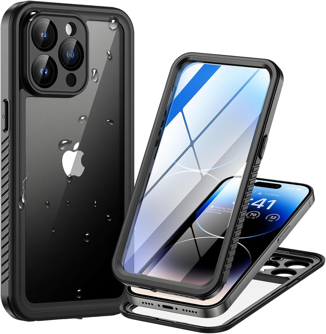Lanhiem für iPhone 14 Pro Hülle Wasserdicht [Kompatibel mit Magsafe] Handyhülle iPhone 14 Pro Schutz