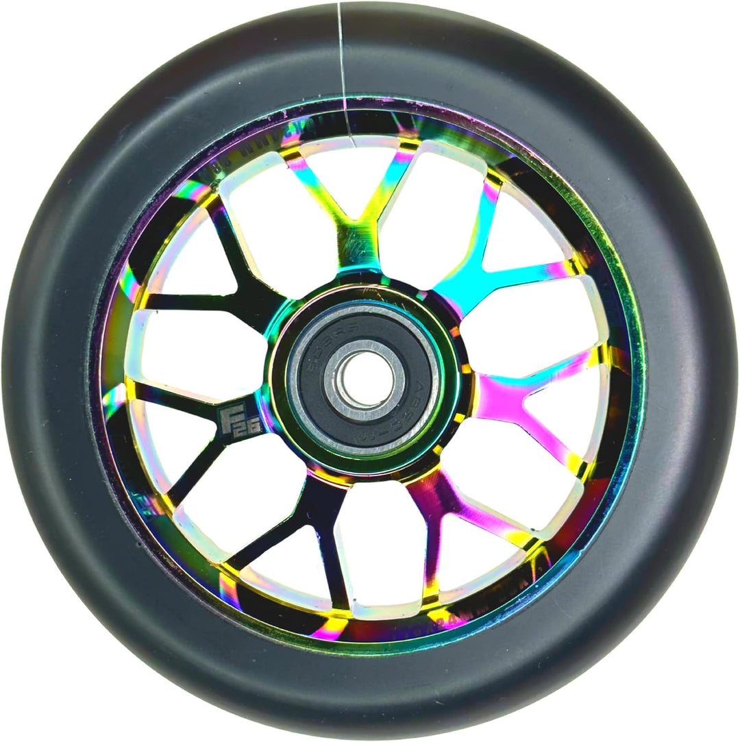 Fantic26 Spy7 Stunt Scooter Rolle I Trick I Tret I Kinder I Roller I Wheel I 110mm I ABEC 11 I Schne