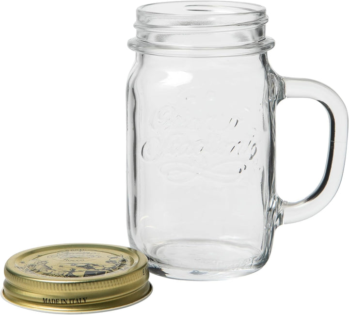 Bormioli 94121 Rocco America Set mit 6 blauen Gläsern, Glas, 30 cl