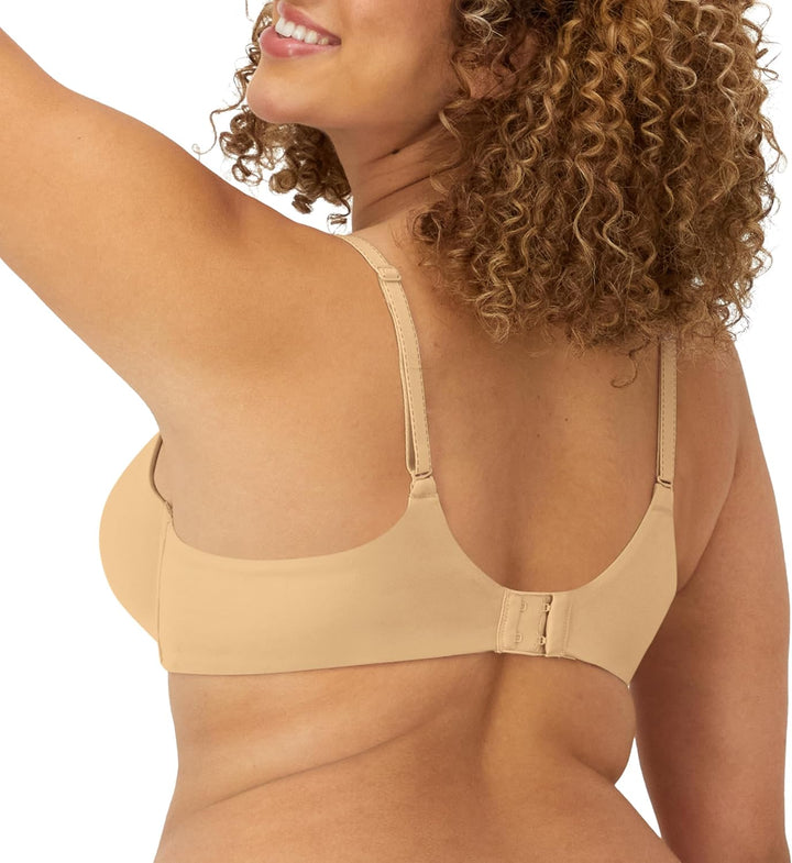 Maidenform Damen Comfort Devotion-Underwire Bügel-BH 85D Latte Lift/Black, 85D Latte Lift/Black