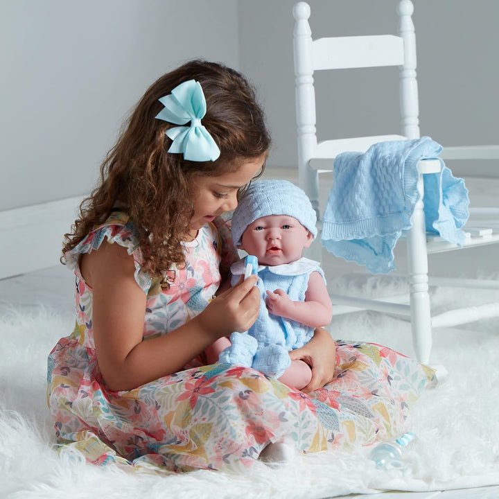 jc toys - „Newborn“-Babypuppe, blau (18054), Blau